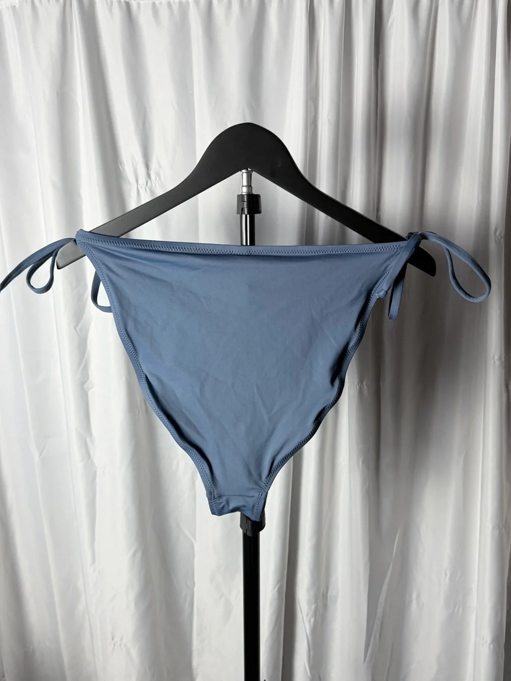 Skims Denim Swim Dippy Tie Bikini Bottom – 2X – Medium Denim Wash – NWT